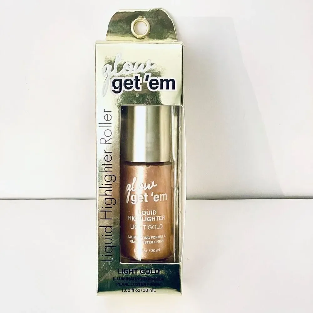NWT glow get’em liquid highlighter roller Light Gold for a Radiant Healthy Glow
